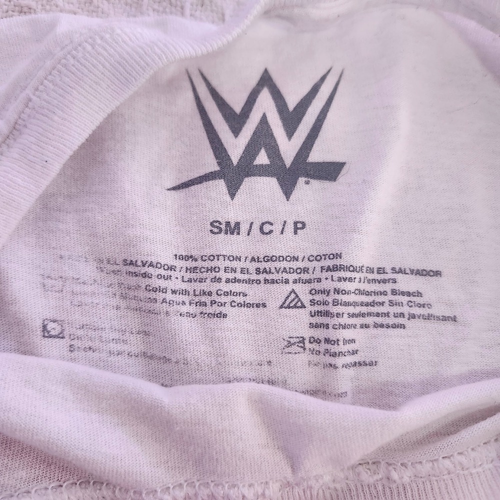 WWE Randy Macho Man Savage T-Shirt Small White WrestleMania V Retro Graphic Tee - Picture 7 of 12